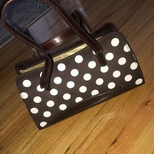 Polka dot purse